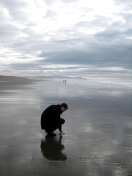 Reilly at the beach